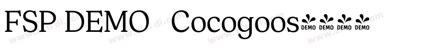 FSP DEMO   Cocogoos字体转换